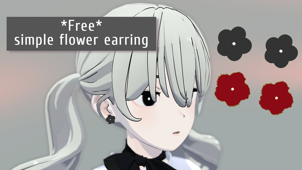 【Free】お花ピアス image