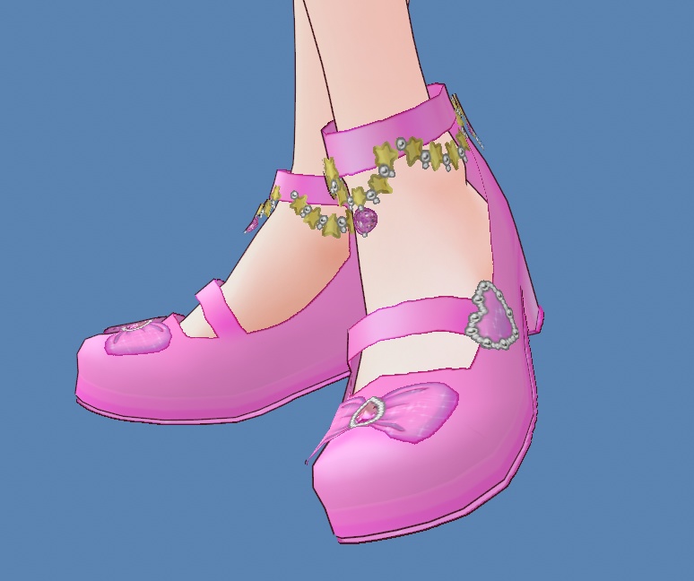 Mary Jane Shoes for VRoid Stable - 32 Color Set image