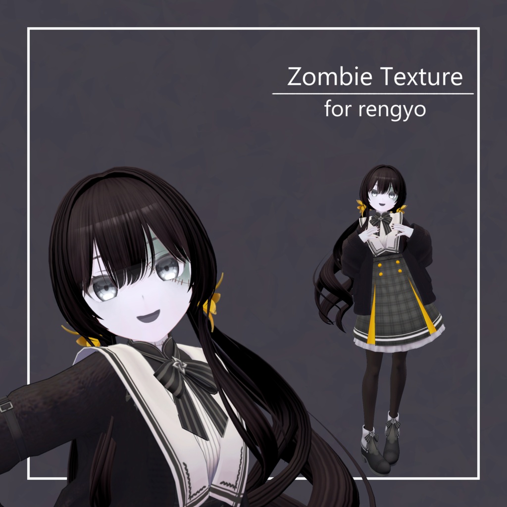 【連翹ちゃん専用】ゾンビ風メイクテクスチャ image