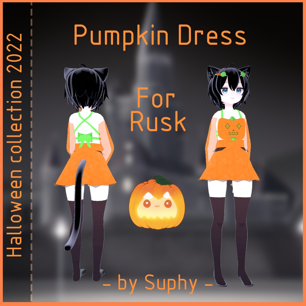 Rusk Halloween Pumpkin Dress (for Rusk) image