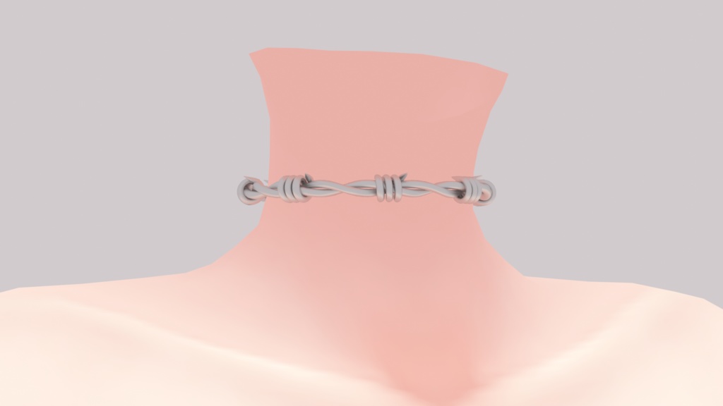  barbed wire collar for vrc *free* image