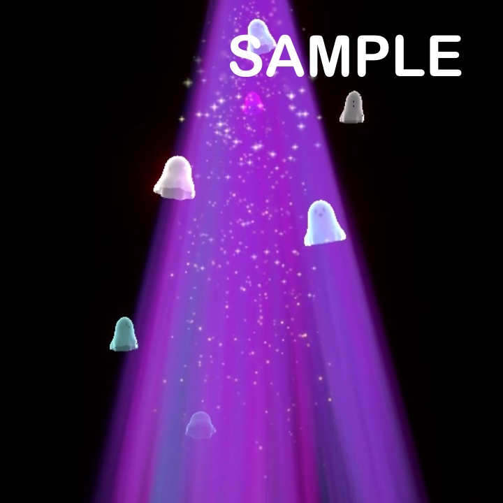 【VRChat/UnityEffcts】モチモチおばけフレアエフェクト 　ChewyGhostFlareEffects 01 image