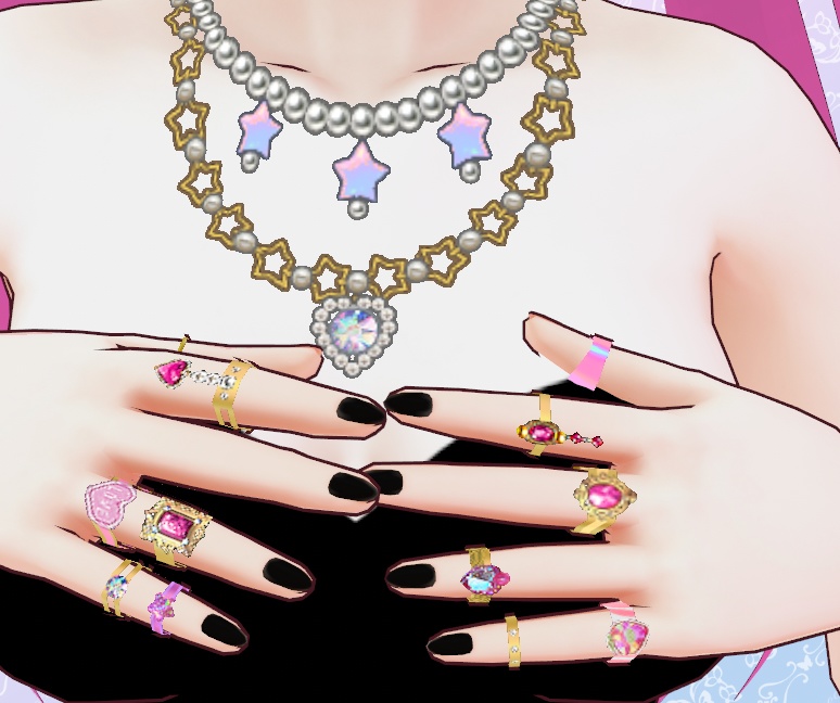 Sweet Jewelry for VRoid stable - Assorted Colors image