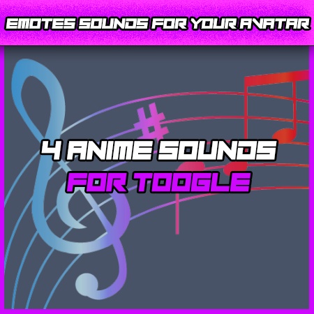 【Sound Pack】- 4 Anime Sounds - 【VRC】 image
