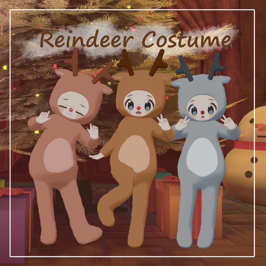 Reindeer Costume-トナカイ衣装-【まめひなた対応】 image