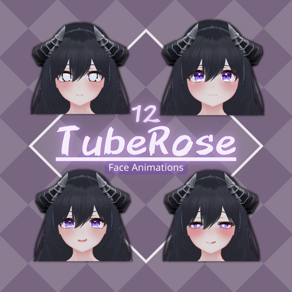 ✨12+1 Face Animations ✨ 【 TubeRose チューベローズ 】 image