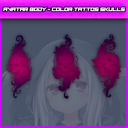 【Fade Color / Effect Tattoos 2】- 【VRC】<Kissma / Kikyo or Avatar> image