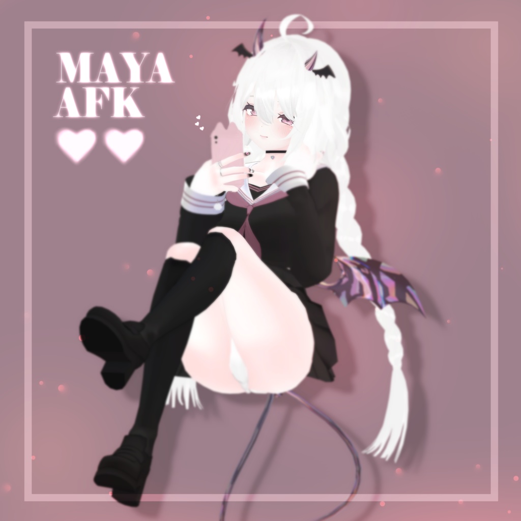 Maya cat phone AFK 💗 image
