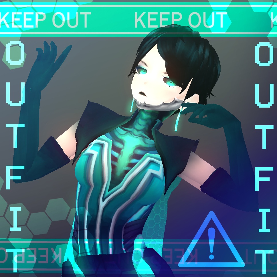 [ VROID ] Cyborg Outfit [9 COLORS] | サイボーグ衣装【全9色】  image