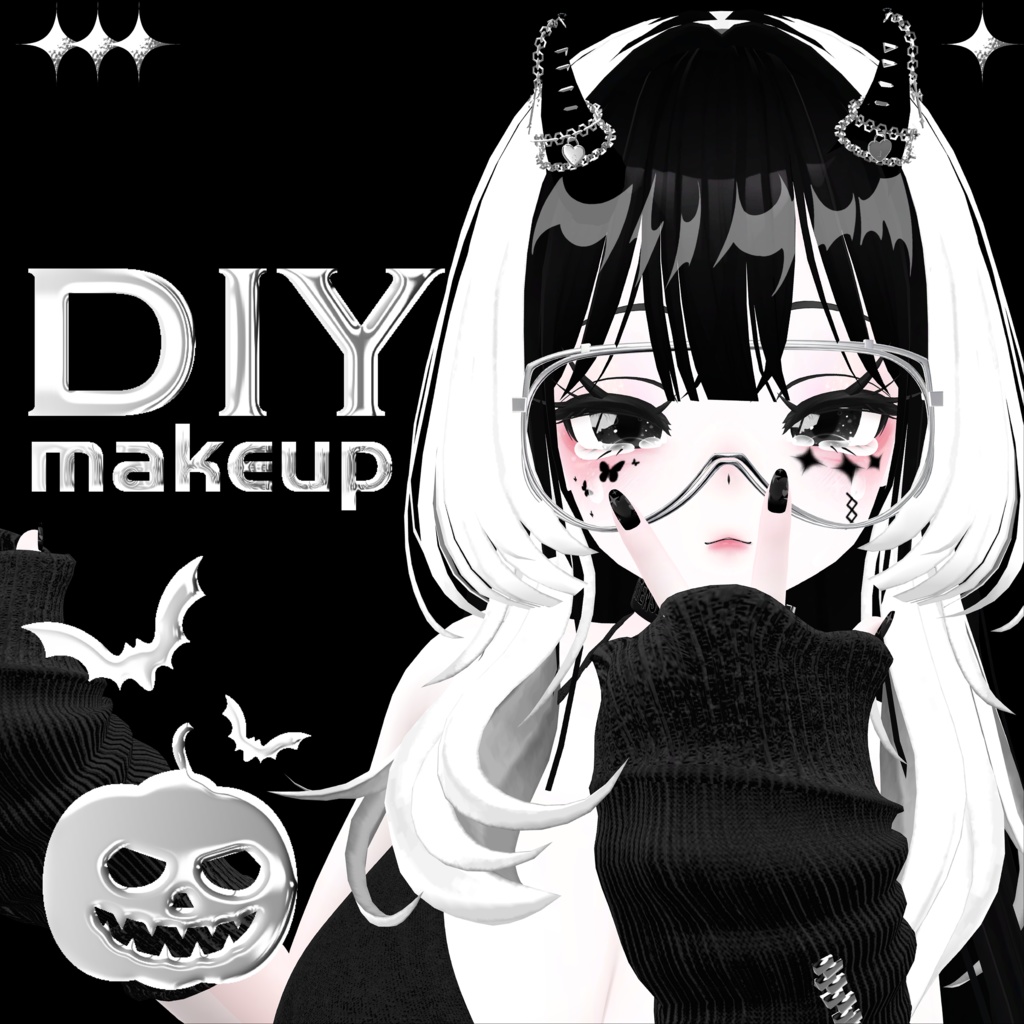 [DIY Makeup: 13 Types of Cosmetic Patterns] Halloween image