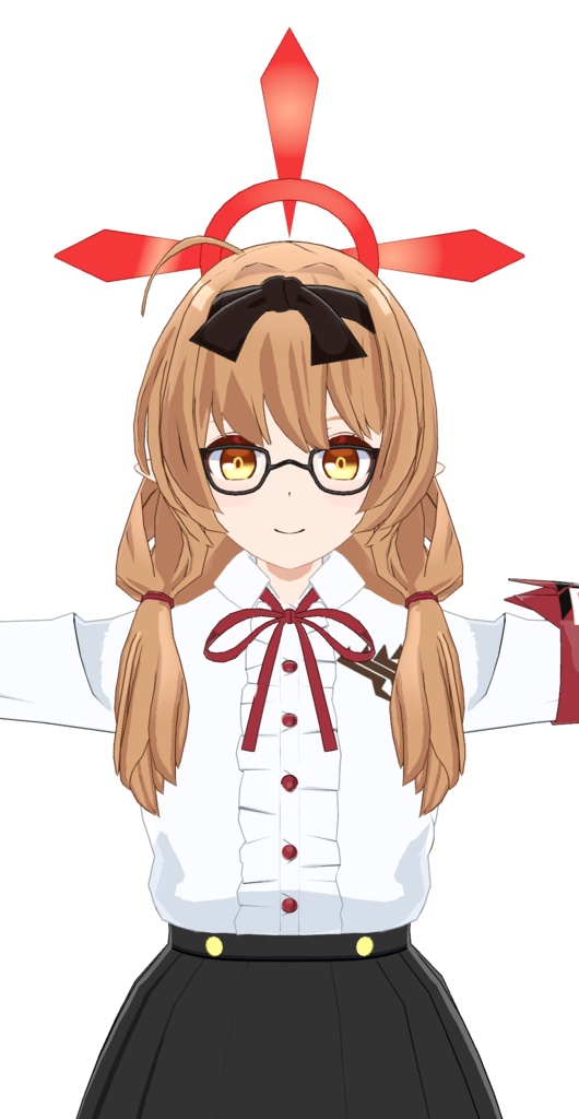 【無料】【VRC想定3Dモデル】火宮チナツ【ブルーアーカイブ】 image