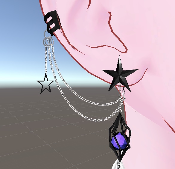 黒星ピアス image