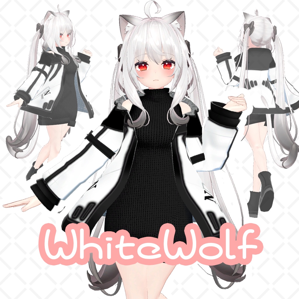 「舞夜」専用3D衣装ホワイトウルフ image