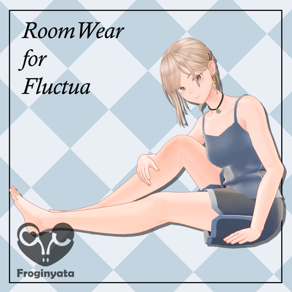 Fluctua専用衣装3Dモデル「Fluctua - Room Wear」 image