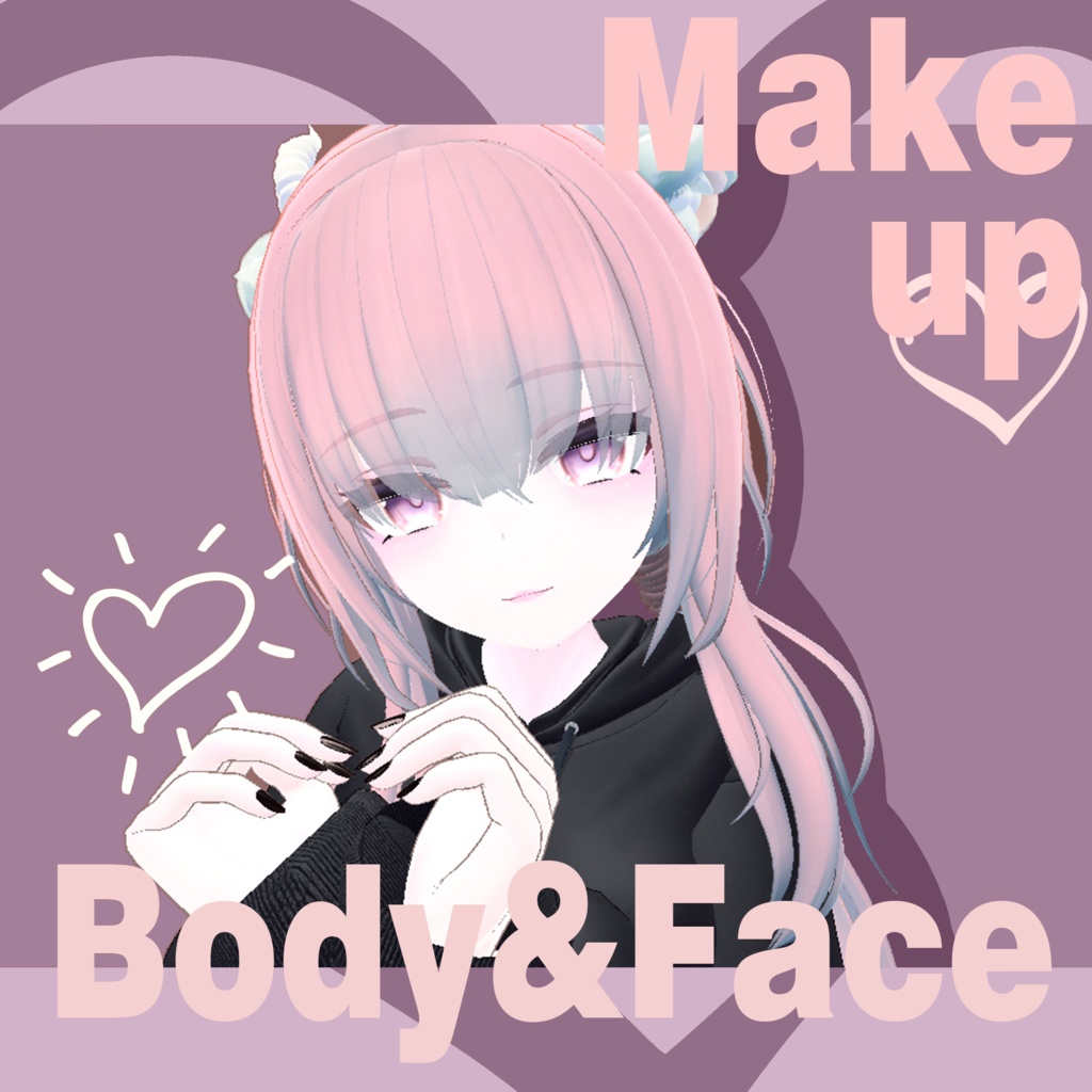 「梅雨」（TSUYU）対応Make Up face and body image