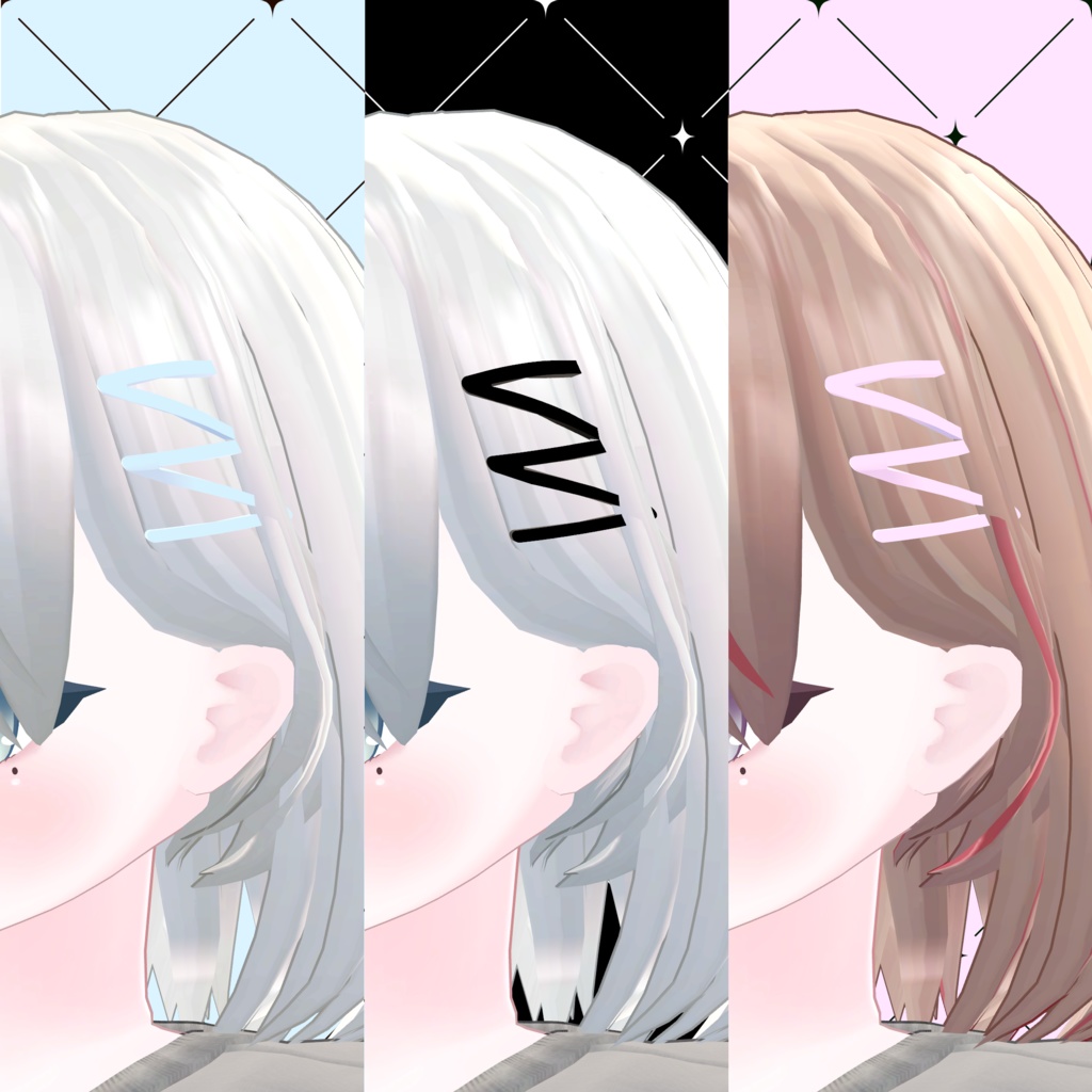 ソフィナちゃん向け|シンプルヘアピン1 image