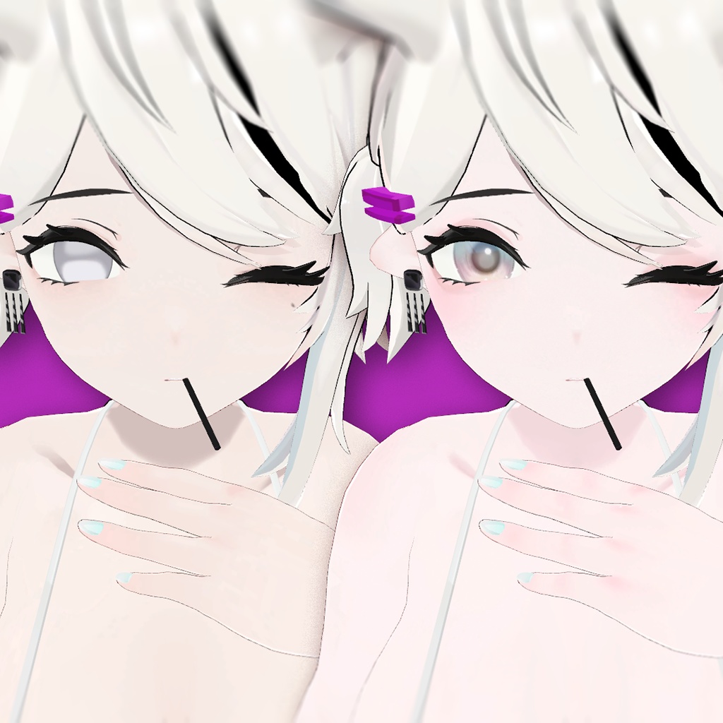 Yoru-chan the Dragon makeup  Eye TEXTURE image