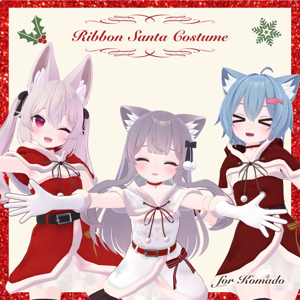 Komado Avatar Christmas Santa Costume image
