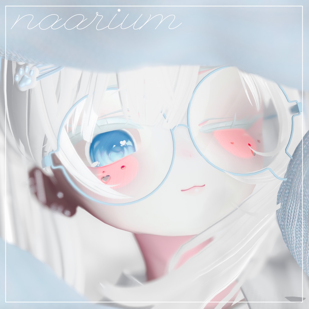 【3Dモデルアクセサリ】Lyrical Glasses image