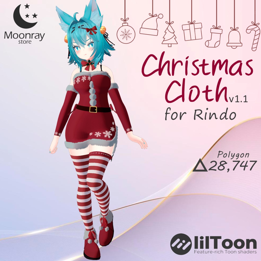 Christmas Cloth - For Rindo (Gentian) image