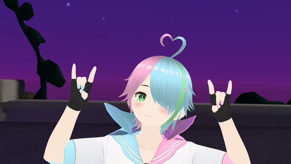 ハンドサイン『きつね』 image