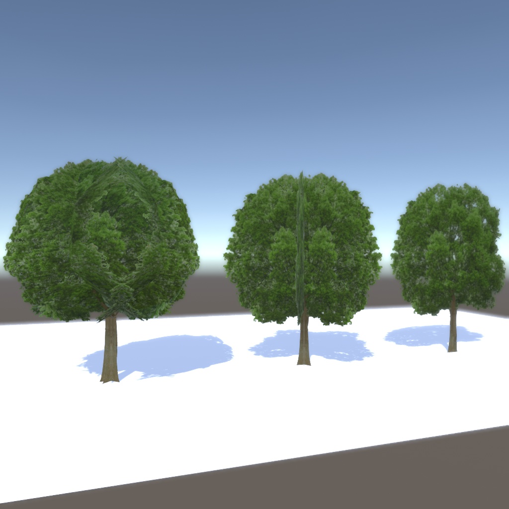 【無料あり】ローポリの樹木 3Dモデル image