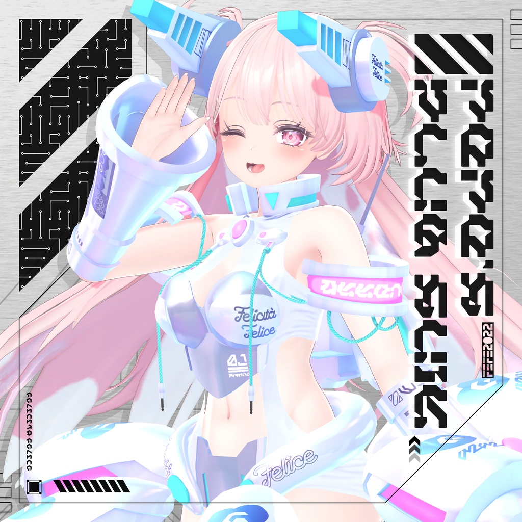 セレスティア対応フルコーデ🤍Fefe's plug suit image
