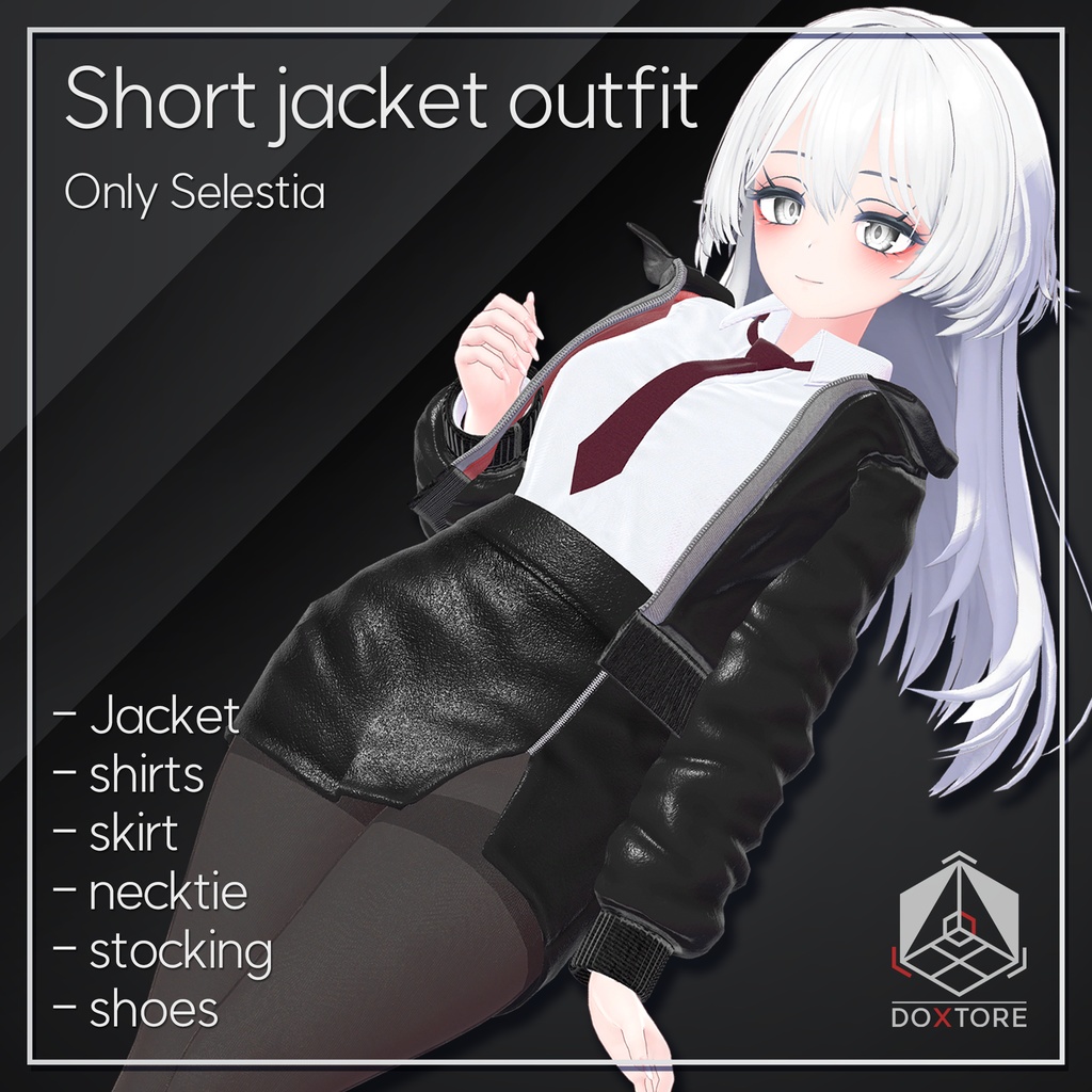 (PB対応) 【セレスティア,selestia】 Short jacket outfit ショートジャケットコーデ image