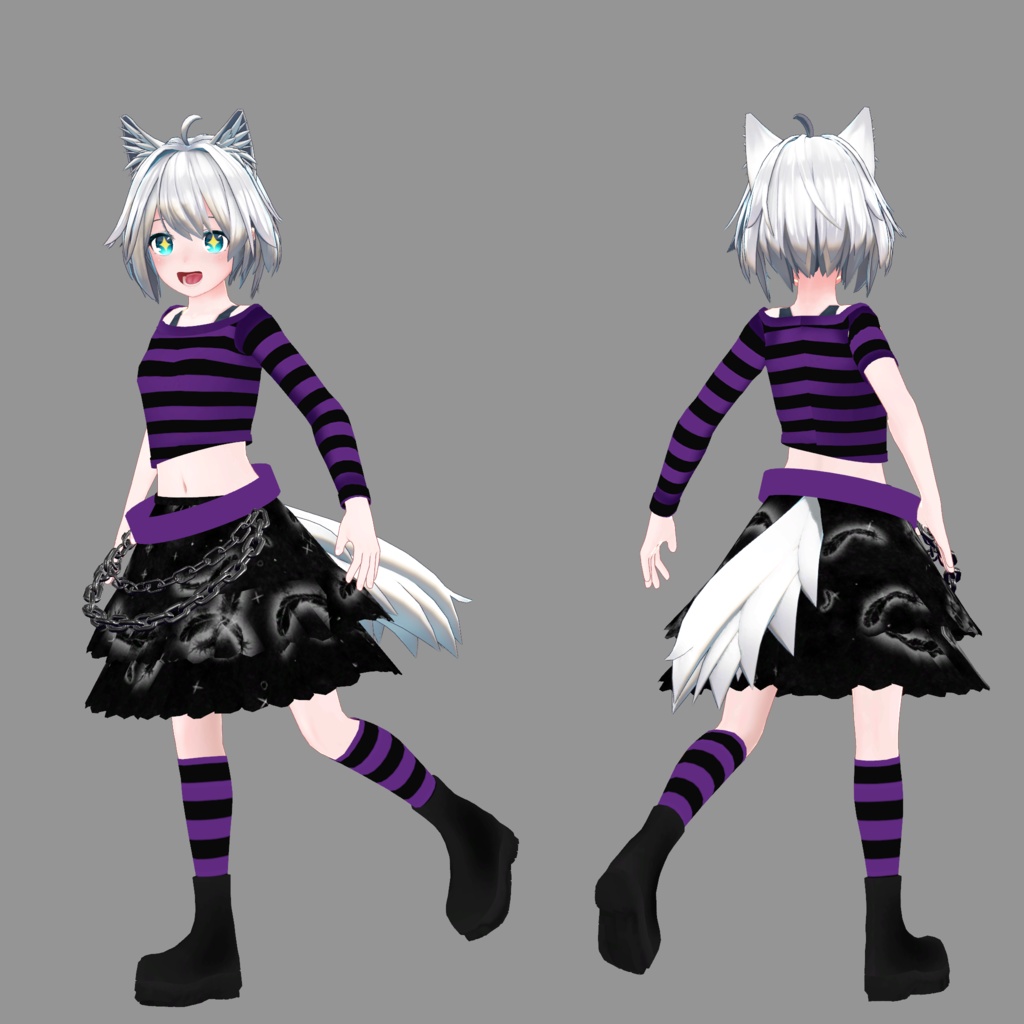 Mishe-compatible Gothic Punk outfit image