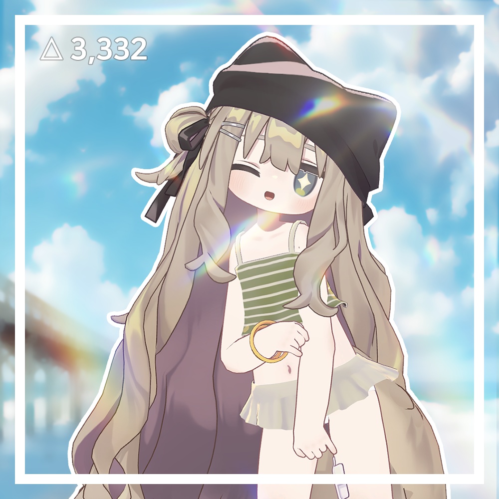 [Mame Friends Exclusive] Flare Bikini - 5 Colours image