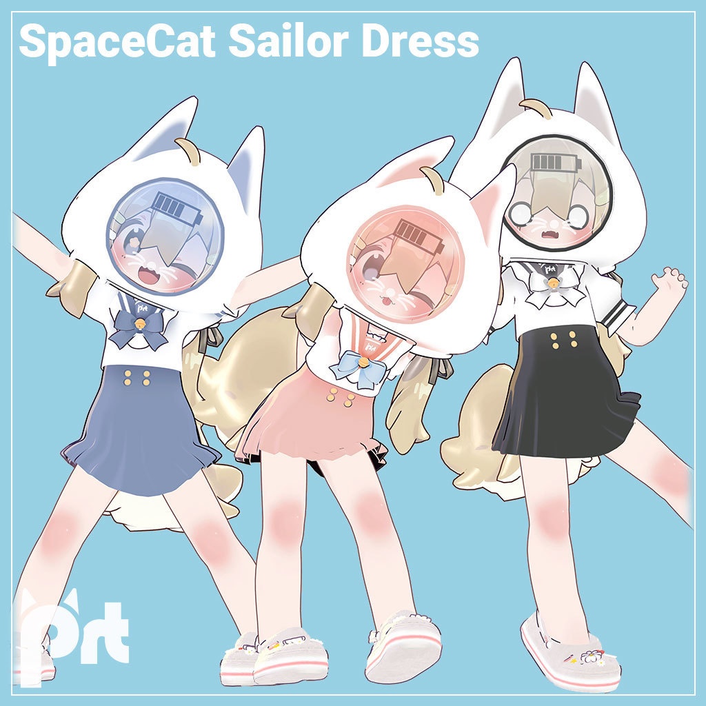 SpaceCat Sailor Dress for Mamehinata image