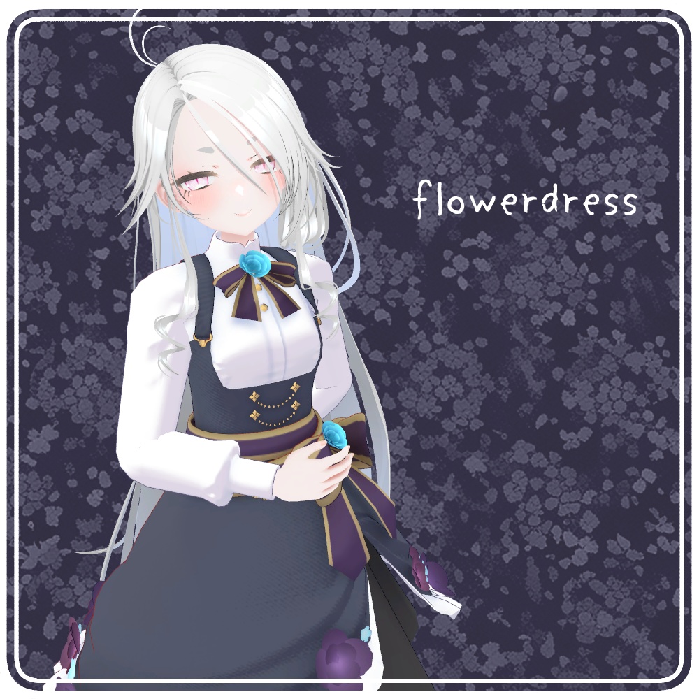 Multi-Avatar Compatible Flower Dress image