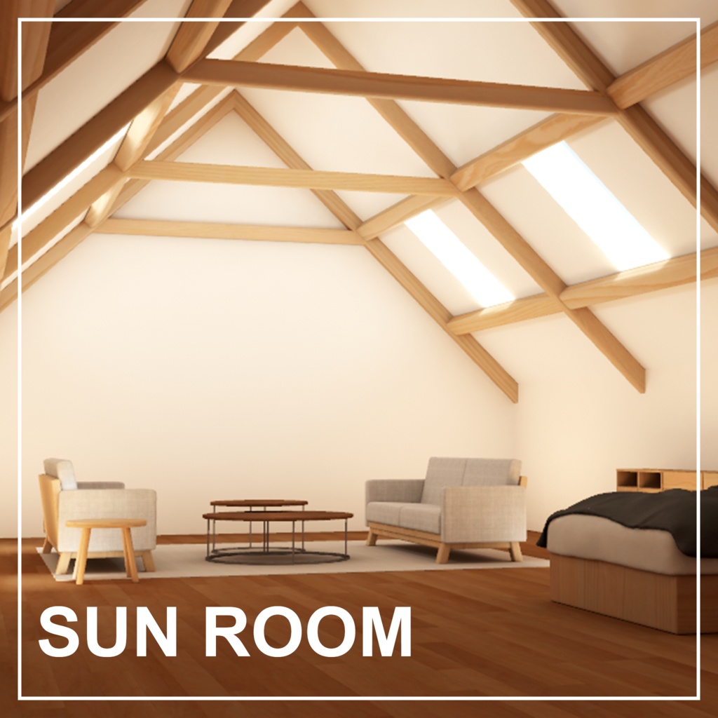 【VRC向けワールド】Sun Room【VCC対応】 image