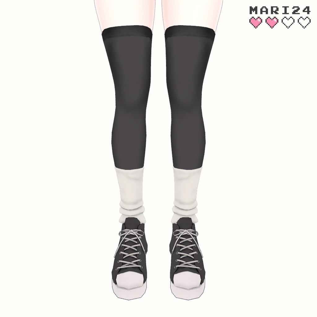 スニーカー、ルーズソックス、ニーソ【萌、セレスティア、桔梗、舞夜用】 image