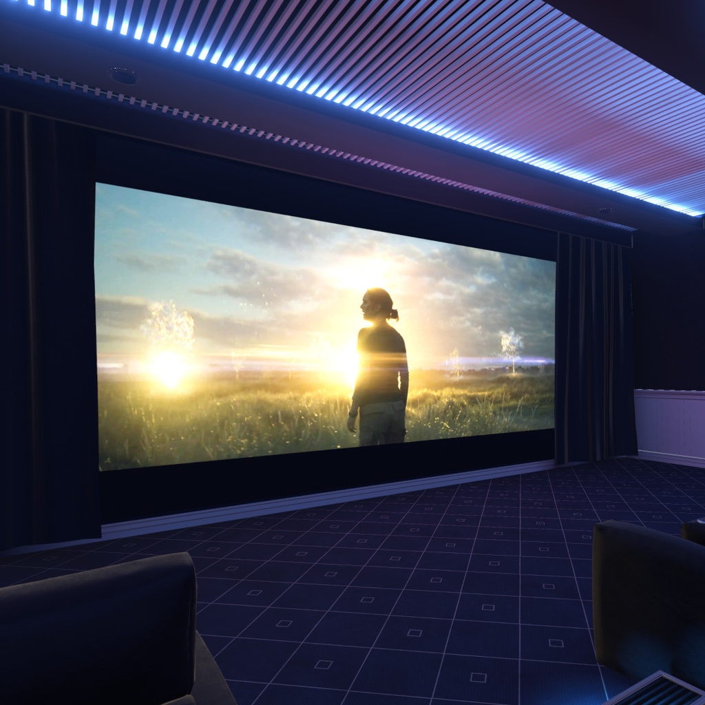 Dual Movie Theater Cinema Pack for VRChat image