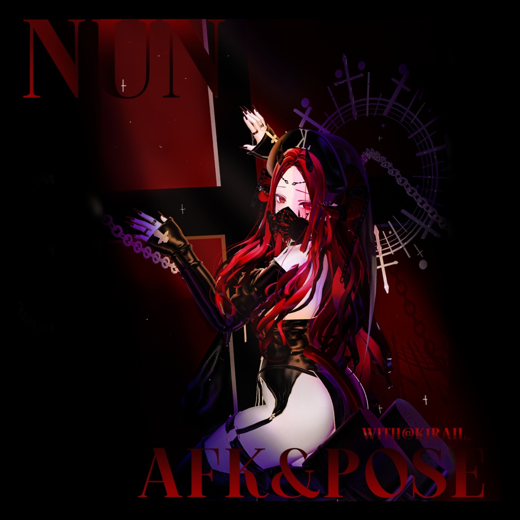 【WITH @K1raIL_】  NUN afk&pose set image
