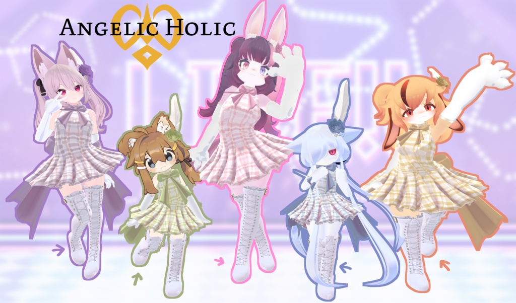 【７アバター対応】SnowAngelのブーツ単品 image