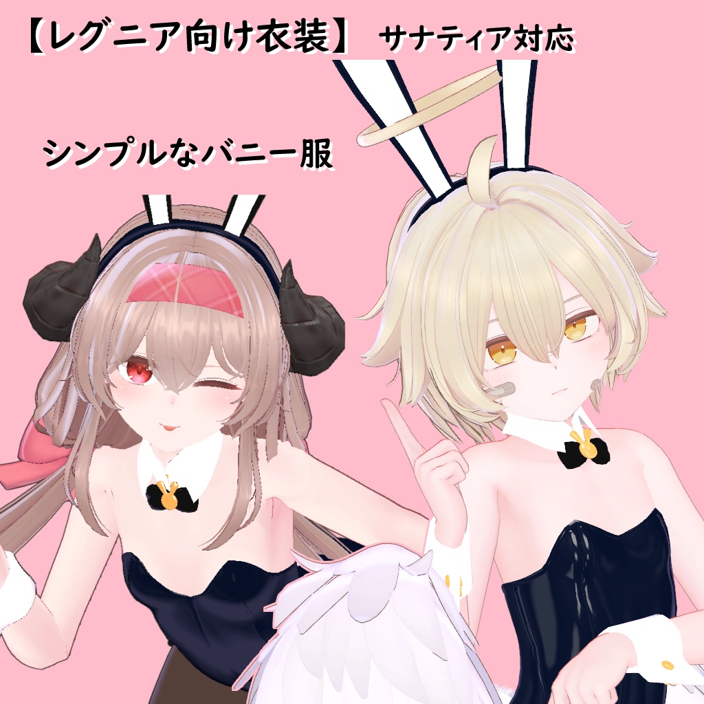 【レグニア向け衣装】シンプルなバニー服 ＋サナティア対応 image
