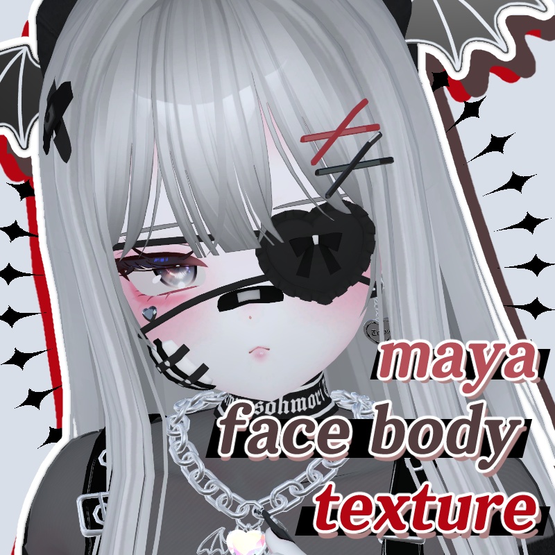 [「舞夜」 <MAYA> 専用] maya LOVE ME body/face texture image