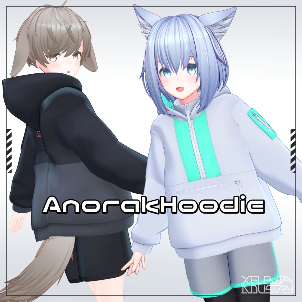 着せ替え用モデル『アノラックパーカー』 image