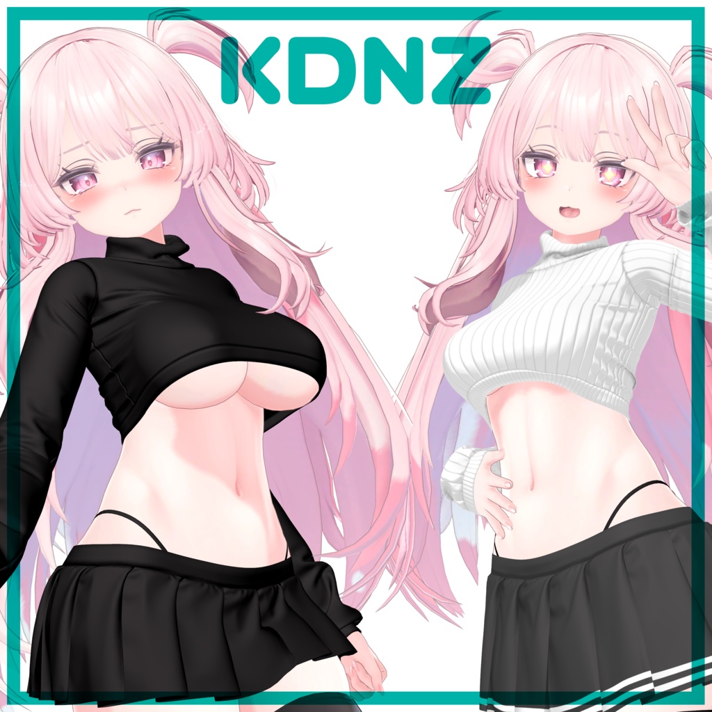 「セレスティア」Croptop Turtleneck Sweater for Selestia image