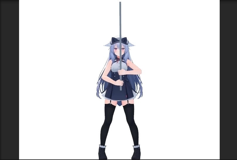 【無料/VRC】モーション / 立ちポーズ (Salute with Sword/Standing) image