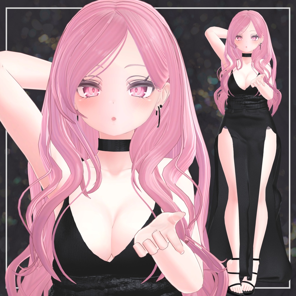 【7アバター対応】マーメイドロングヘア【VRC想定】 image