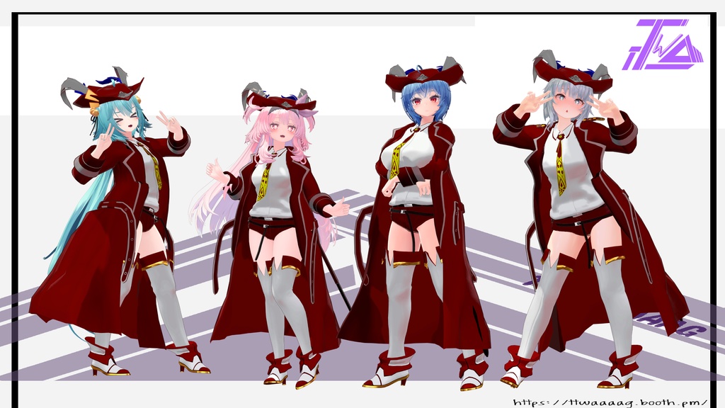 Musketeer Set [Imeris, Rindo, Selestia, Xena] image