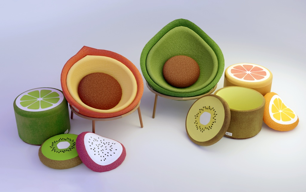 Fruit Furniture Set for VRChat image