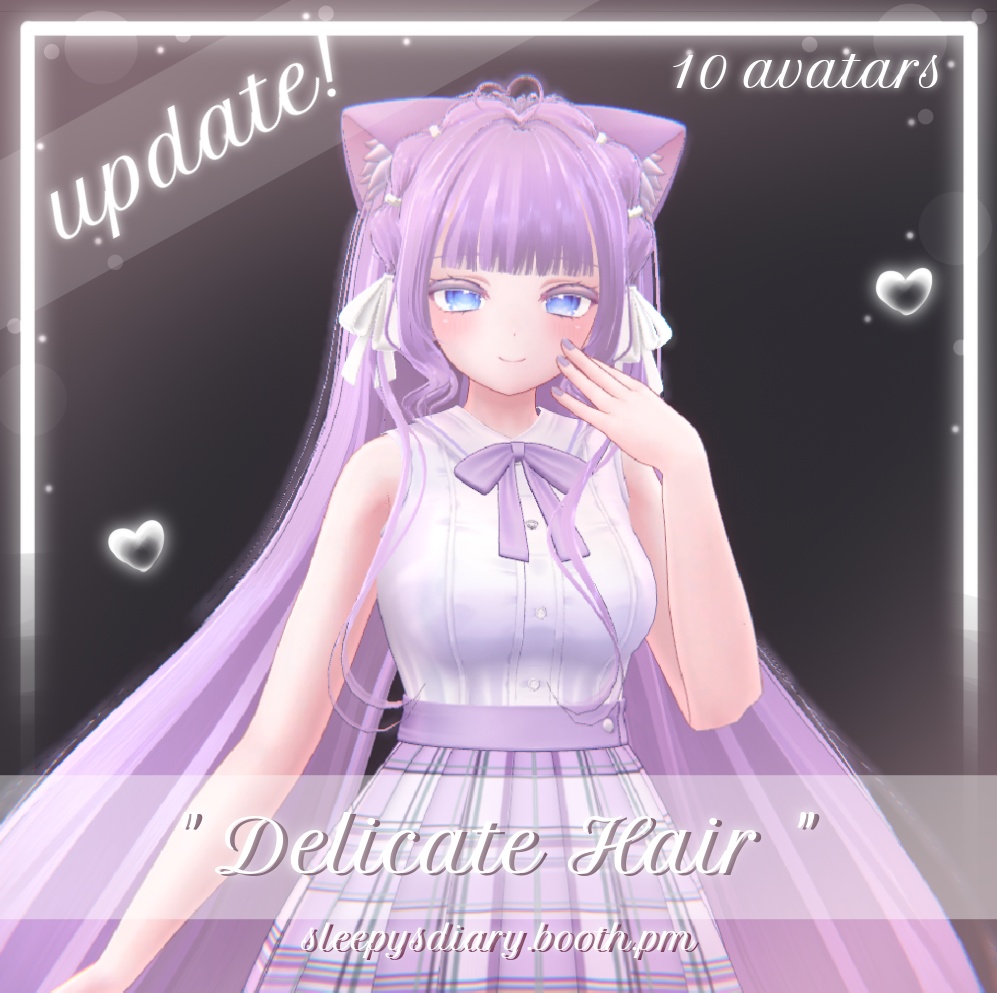 " Delicate Hair " [10 Avatars] ♡ UPDATE image