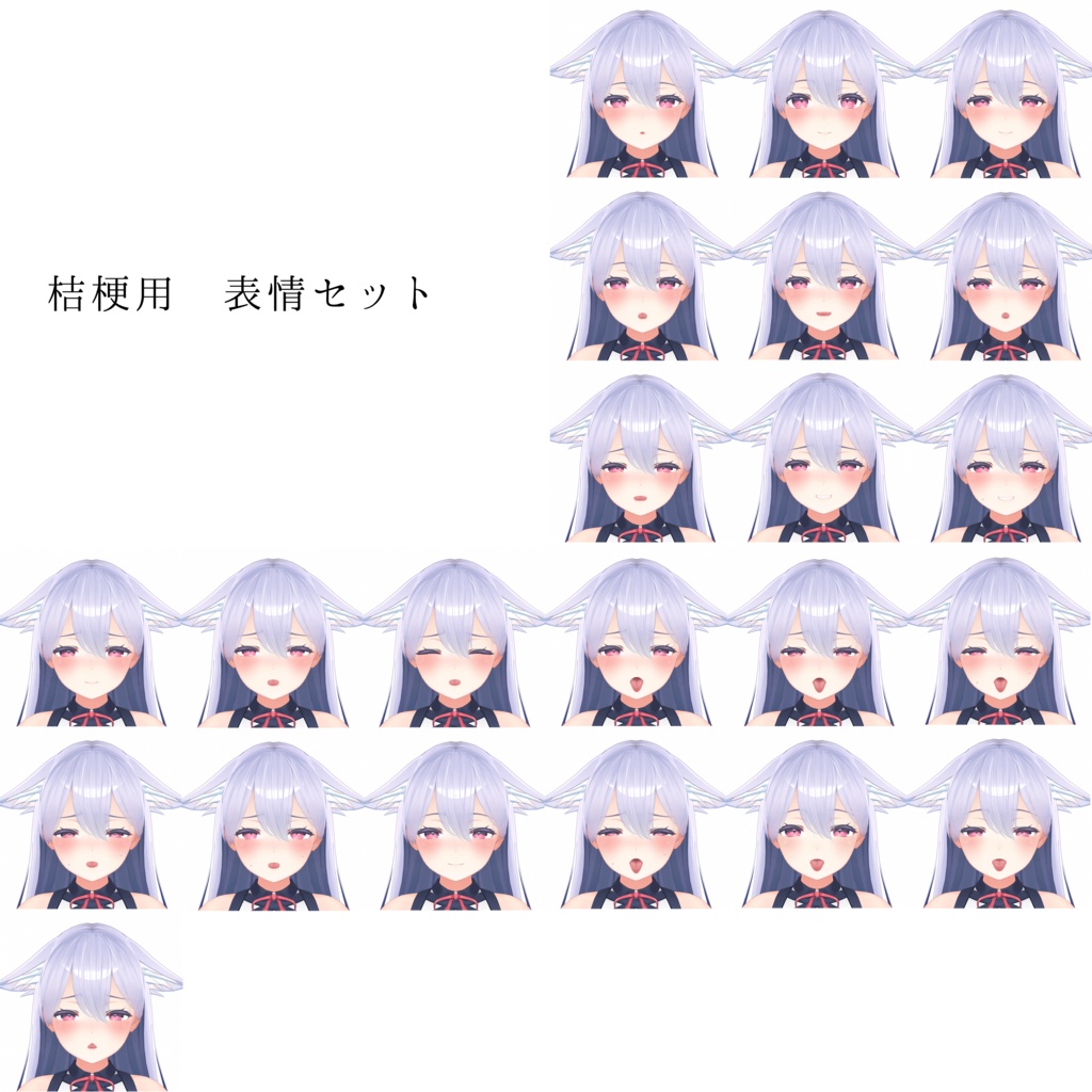 「桔梗」用表情アニメーションセット image