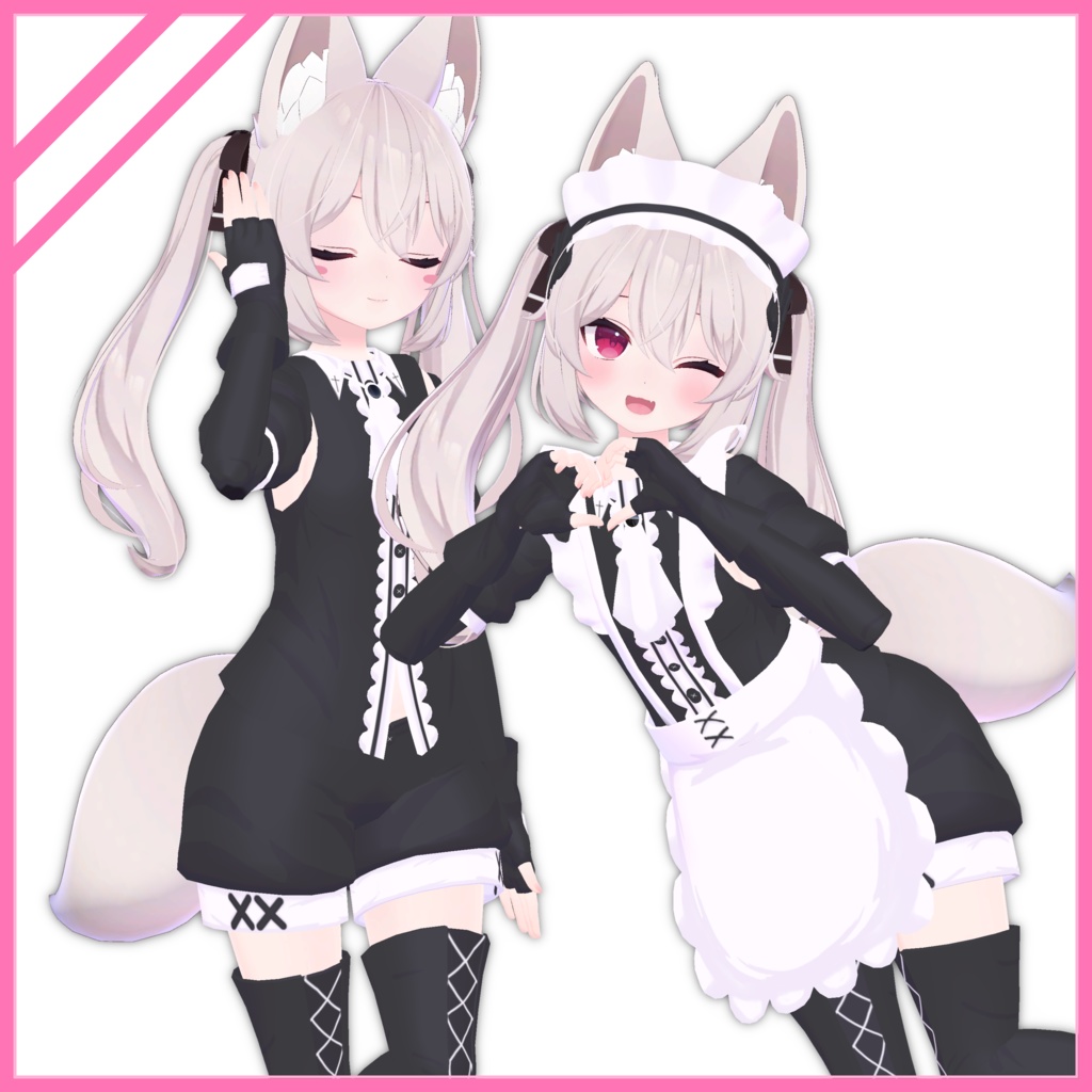 【カリン想定衣装】短パンメイド服 image