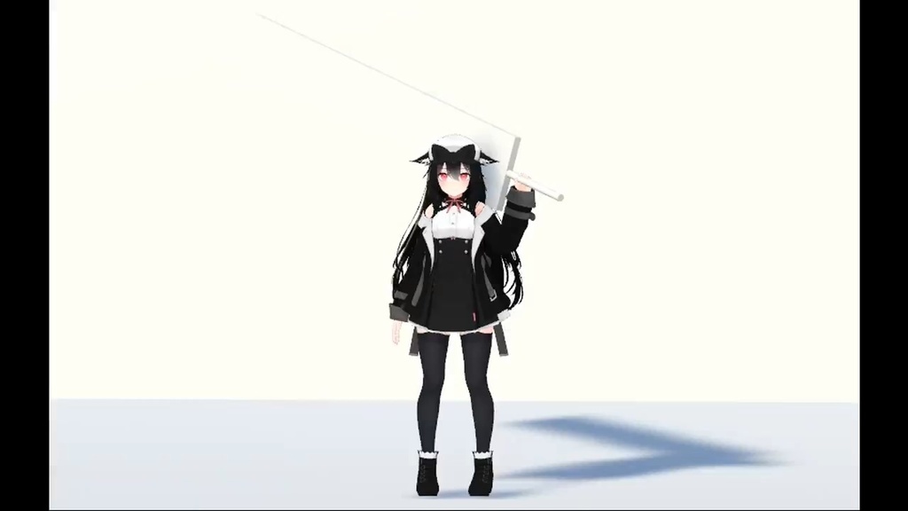 【無料/VRC】モーション / 立ちポーズ (Sword on shoulder) image