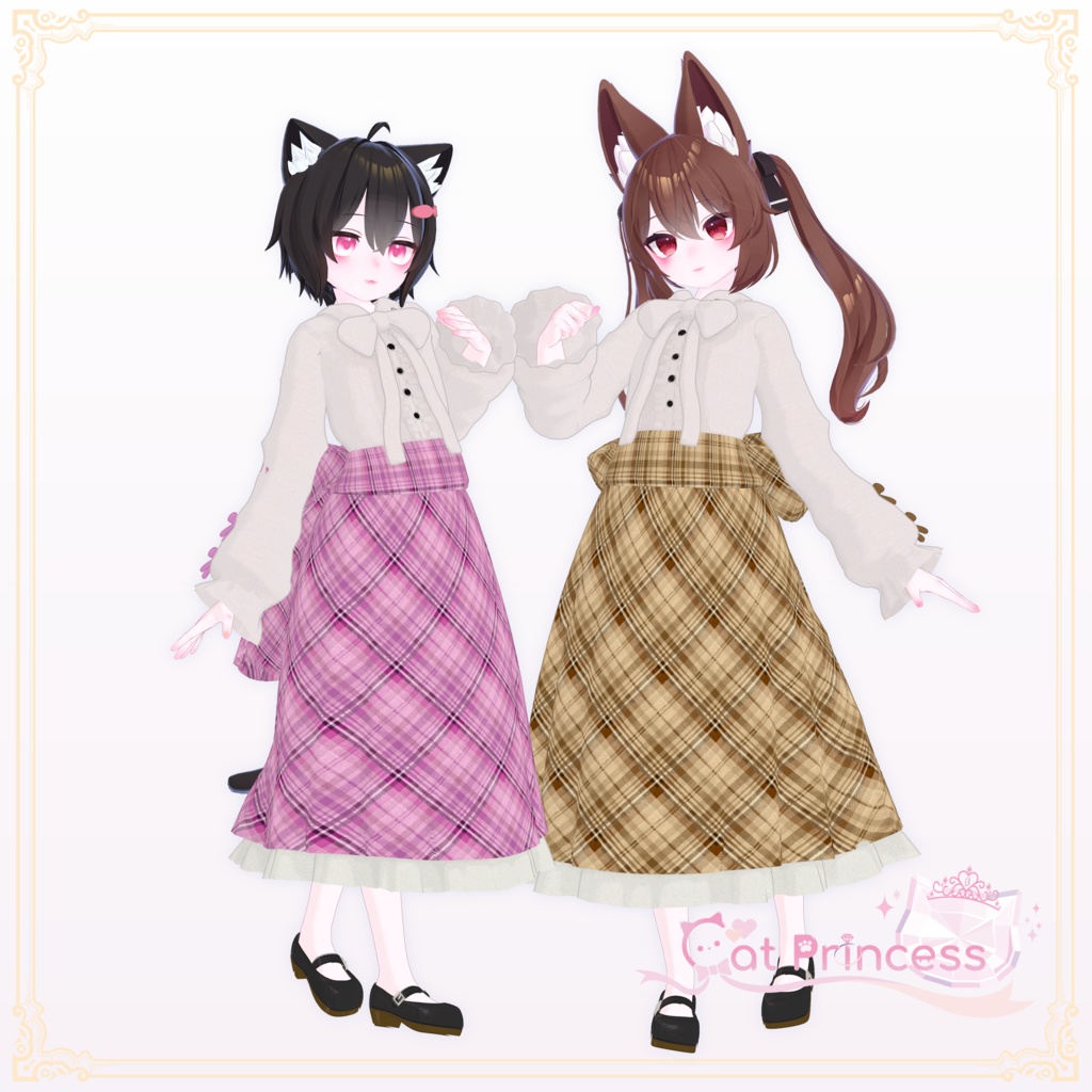 2000 Followers Commemorative! Free Costume [Fluffy Girly] VRChat image